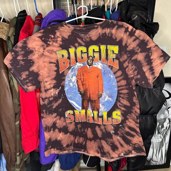 Biggie Smalls Tie Dye Rap tee - Picture 1 of 5